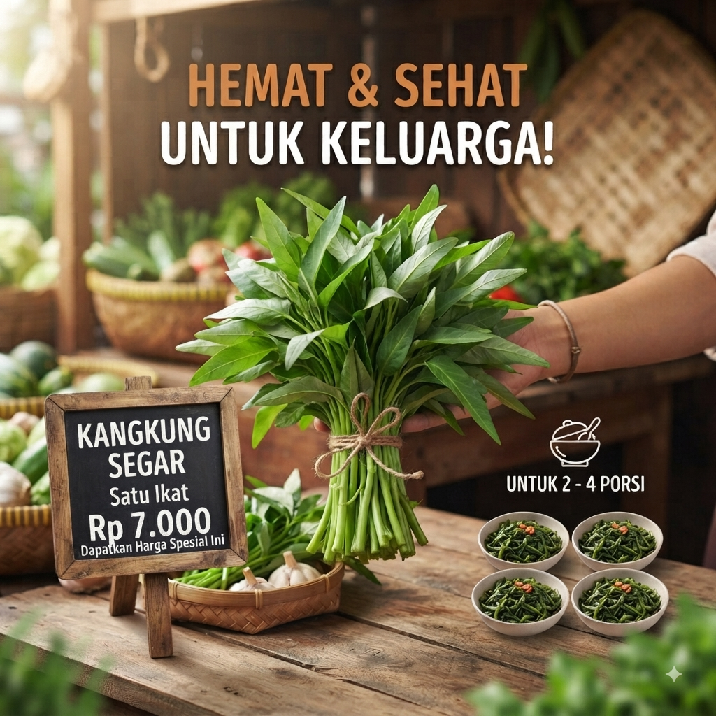 Kangkung / ikat
